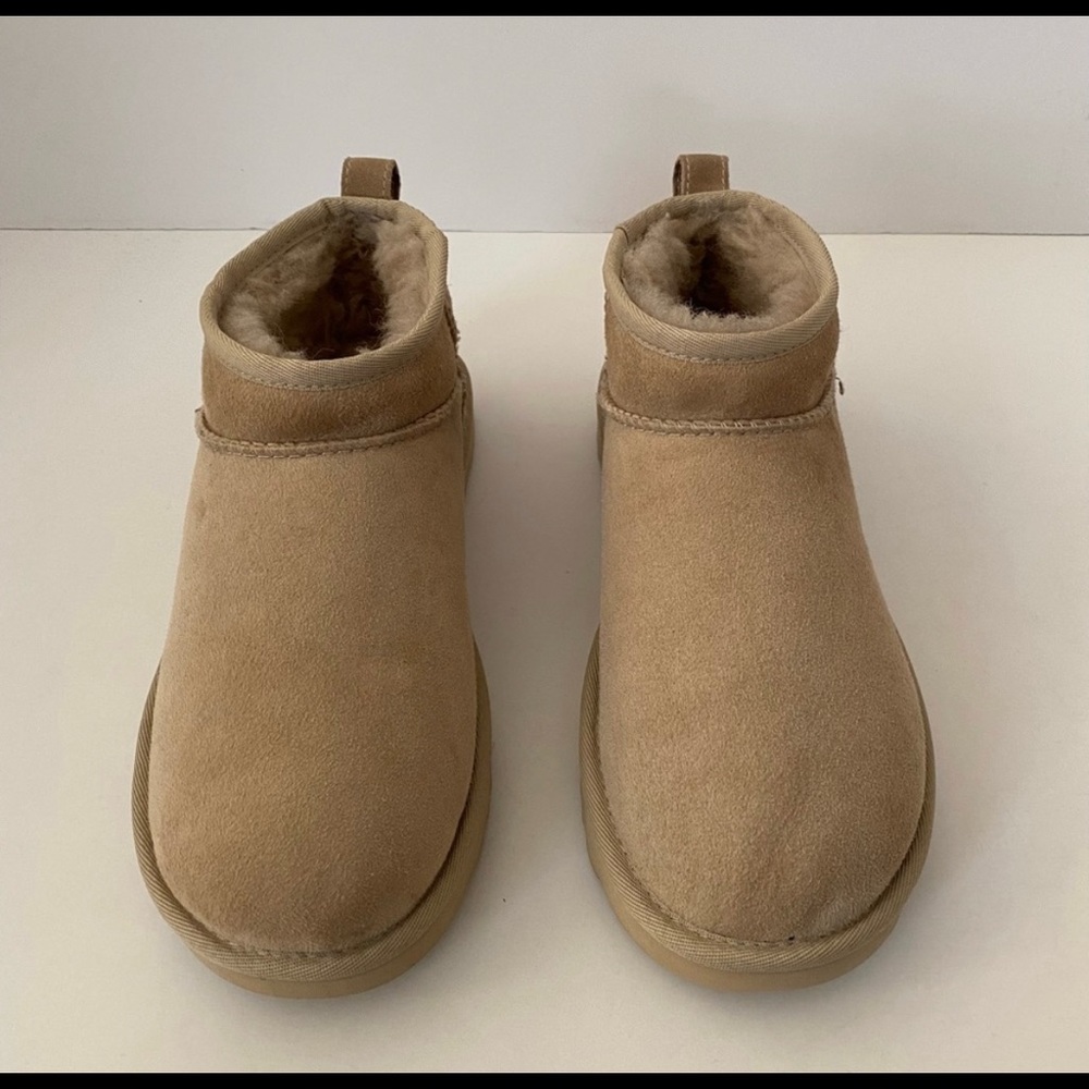UGG Classic Ultra Mini Boots Mustard Seed 8
